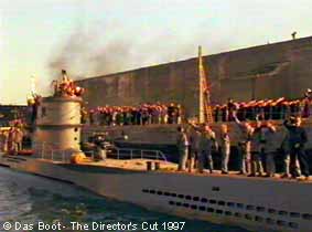 U-96 läuft aus. U-Boot-Bunker von La Rochelle ©"Das Boot - The Director's Cut"