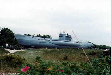 VIIC/41 (U-995) in Laboe, Deutschland (einzig noch existierendes U-Boot vom Typ VII auf der Welt) ©www.uboat.net